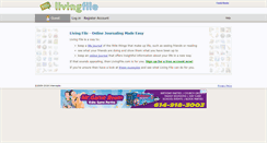 Desktop Screenshot of livingfile.com